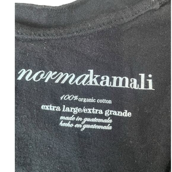 Norma Kamali Women's Tank Top‎ Black XL Organic Cotton V-Neck Capsule Minimalist - Picture 7 of 7